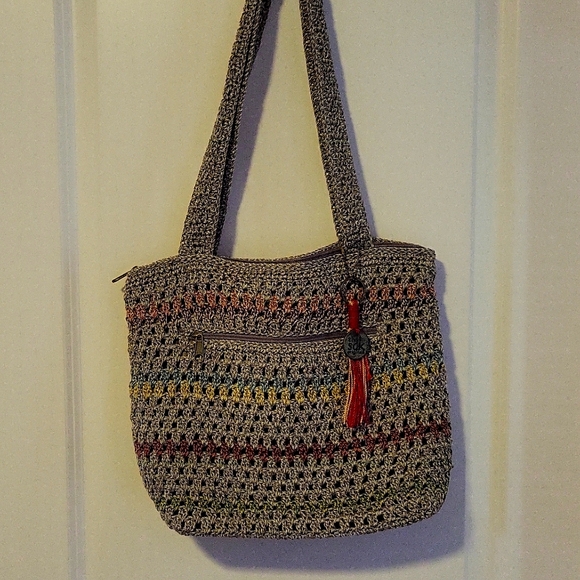 The Sak Crochet Bag in Multicolor - Picture 1 of 5